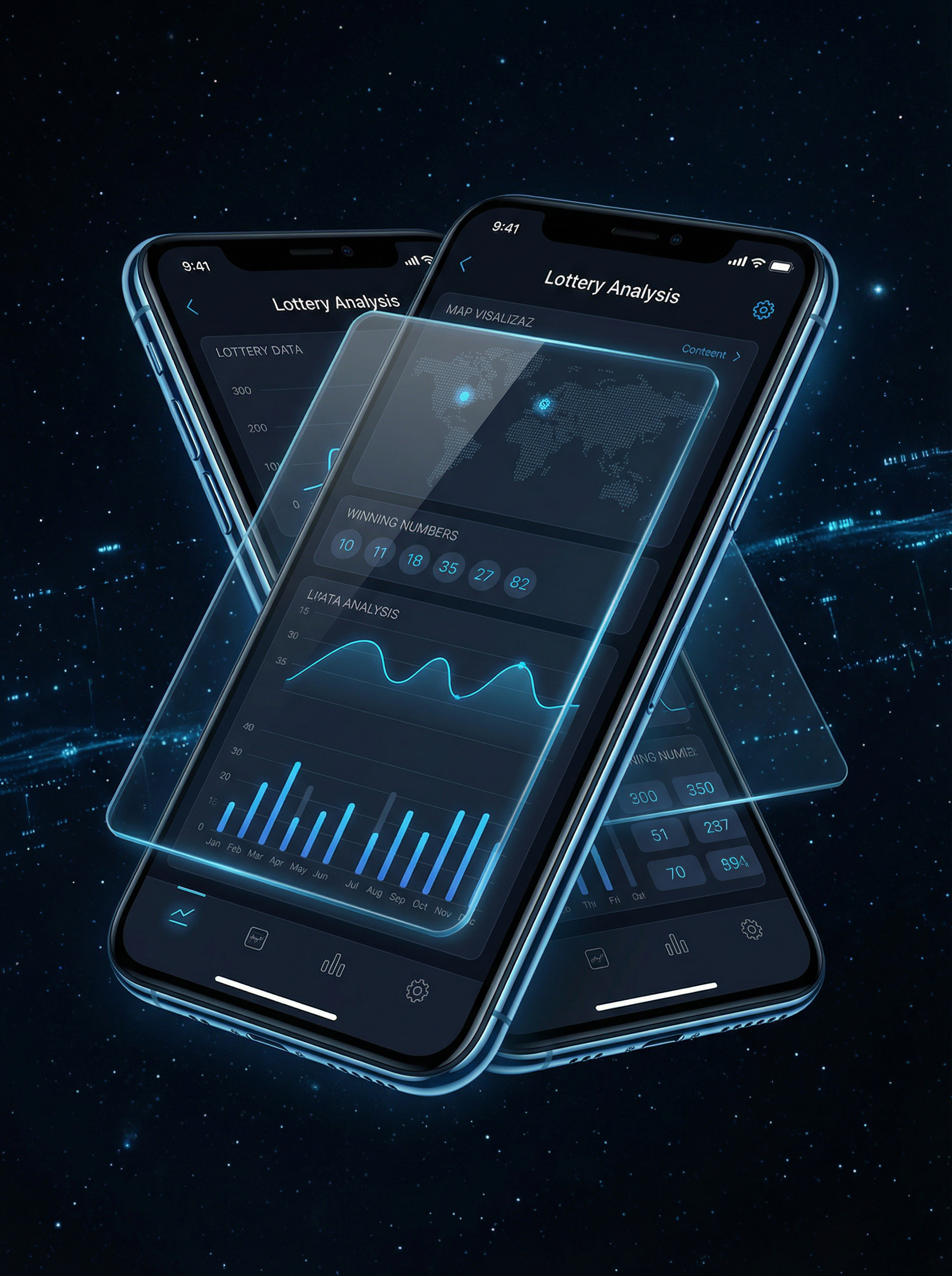 七星彩彩票预测APP移动端界面